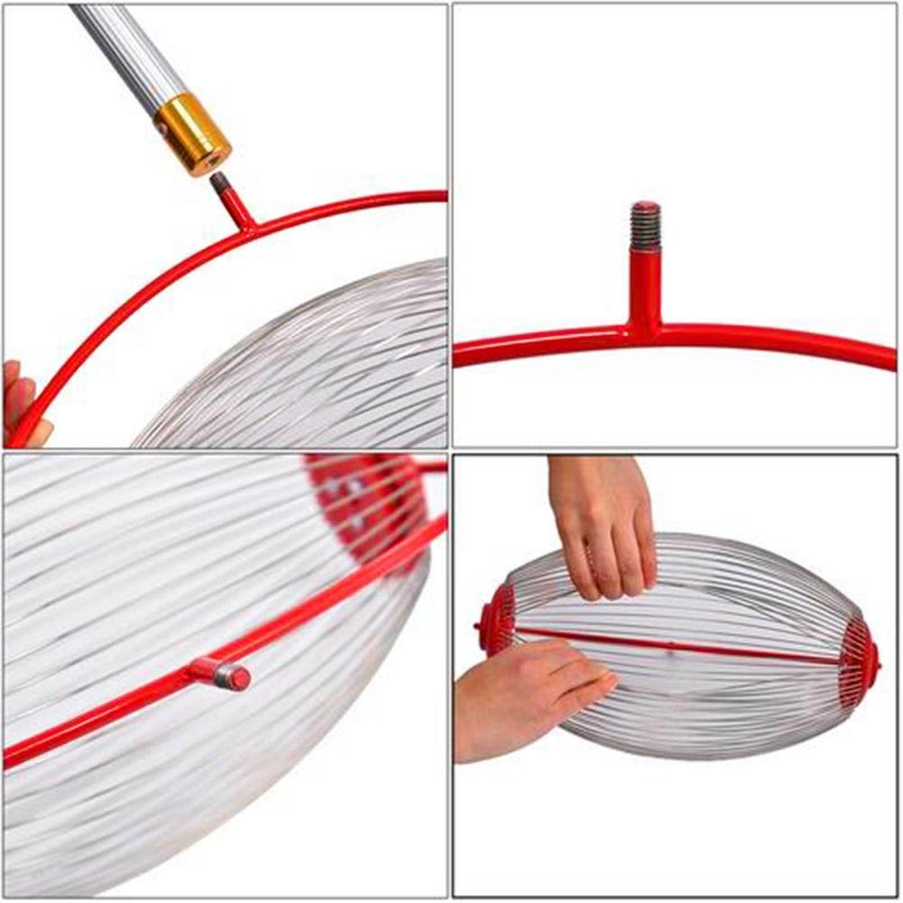 Durable Outdoor Garden Ball Collector Creative Adjustable Telescoping Pole Nut Harvester Manual Gift Ball Rolling Picker