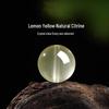 Natural Yellow Citrine Round Beads for DIY Crystal Jewelry Making