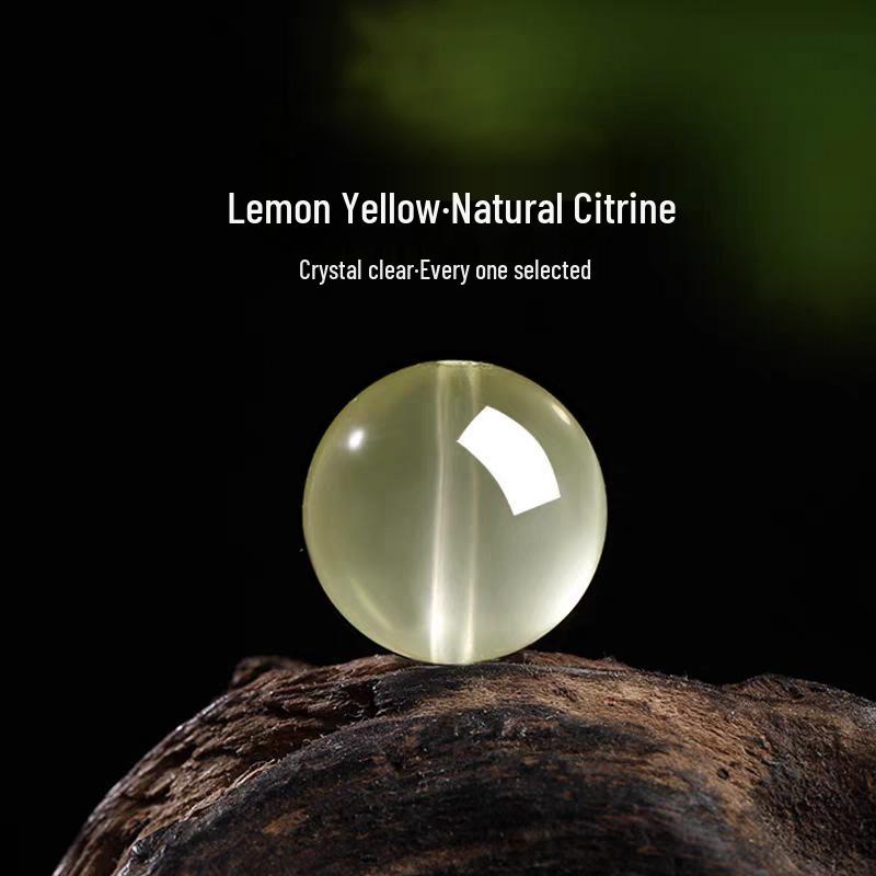 Натуральные желтые цитриновые круглые бусины для изготовления хрустальных украшений своими руками Approx. 8mm each
