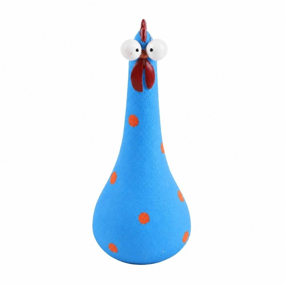 Long Neck Chicken Statue Resin Animal Figurines Whimsical Garden Statues  Garden