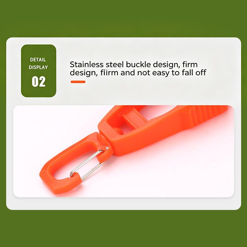 Outdoor Protective Gloves Clip Hanger Multi-Purpose Work Gloves Holder Clip Anti-Drop Glove Grabber Clip For Worker Construction