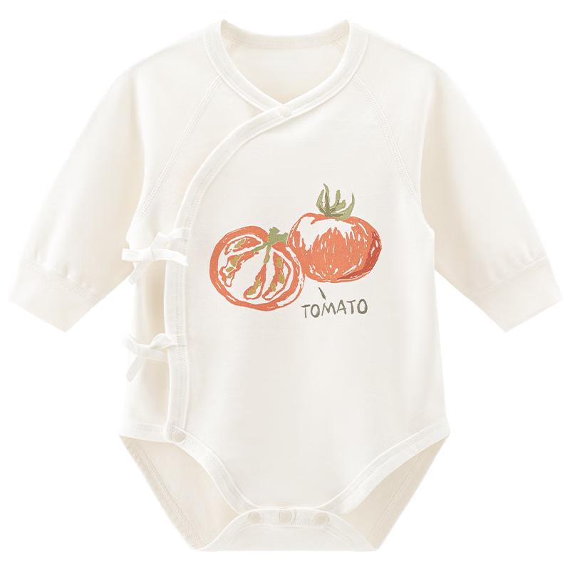 Guaiqi Bear Newborn Long Sleeve Pure Cotton Romper 59