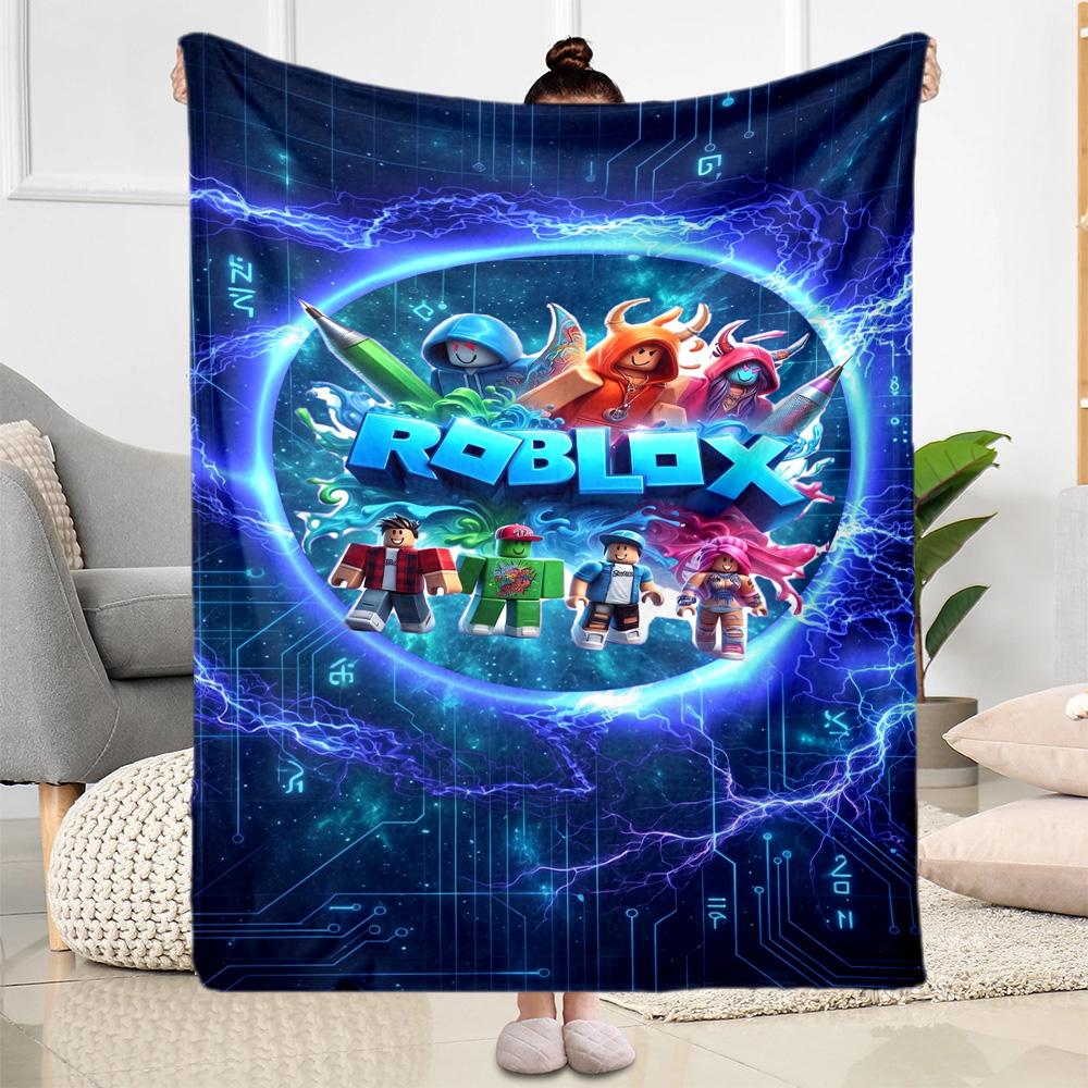 Roblox 180 Blanket Soft Warm Cozy Great for Couch Sofa Bed Four Seasons Universal Modern Style Unique Gift for Family and Friends Camping