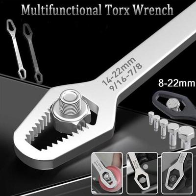 8-22 mm univerzálny torx kľúč Samouťahovacie nastaviteľné okuliare doska na kľúč Dvojhlavý torx kľúč Ručné nástroje pre továrne