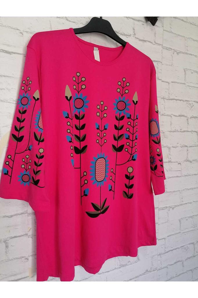 Damenbluse in großen Größen, perfekter Sommer, ganz aus Baumwolle, gekämmte Baumwolle, Bluse in großen Größen