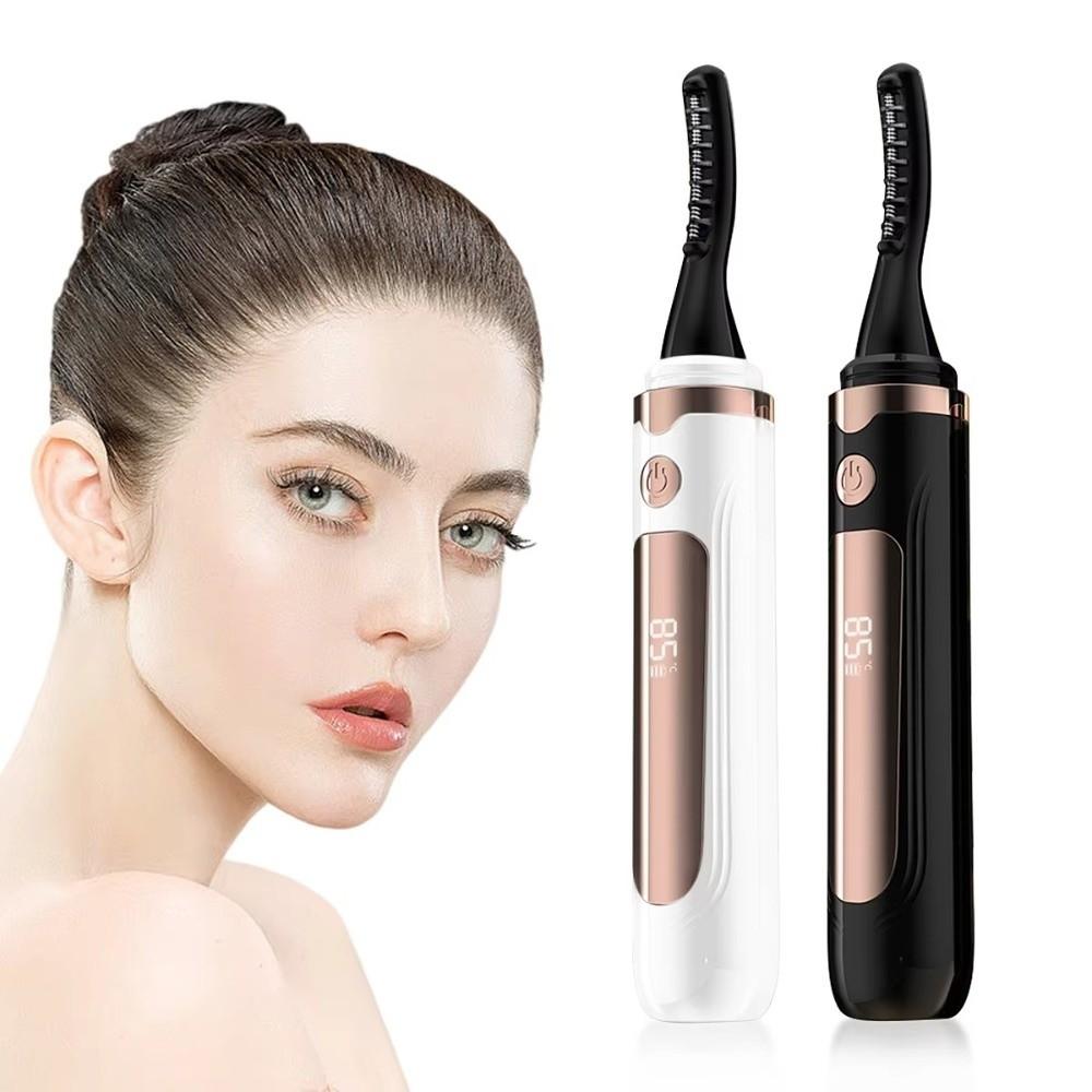 Anti-scald Heated Eyelash Curler Rechargeable Eyelash Curling Device  for Women Girls