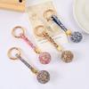 Rhinestone Ball Alloy Keychain Cute Car Key Ring For Men Women Bag Backpack Decor Hanging Pendant Fashion Jewelry Accessories