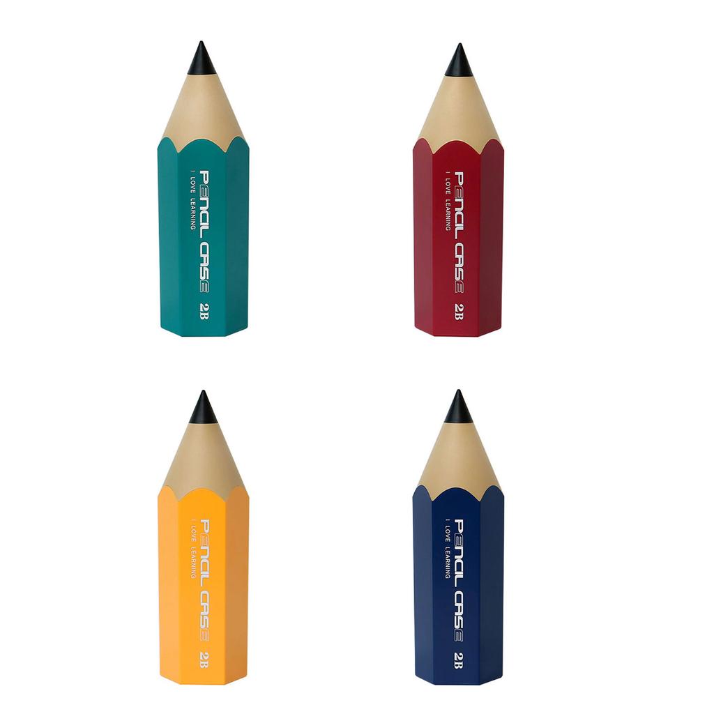 Unique Pencil Shaped Pen Holder for Desk Dustproof Desktop Organizer Case Makeup Brushes Holder Brush Storage Container