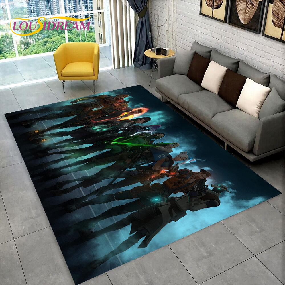 HD Valorant Series Game Gamer-Bereichsteppich, Teppich für Zuhause, Wohnzimmer, Schlafzimmer, Sofa, Fußmatte, Dekor, Kinder spielen, rutschfeste Bodenmatte
