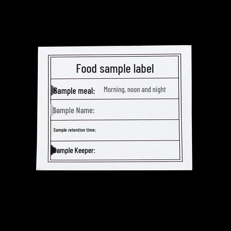 JingQingFu School Canteen Food Sample Retention Supplies