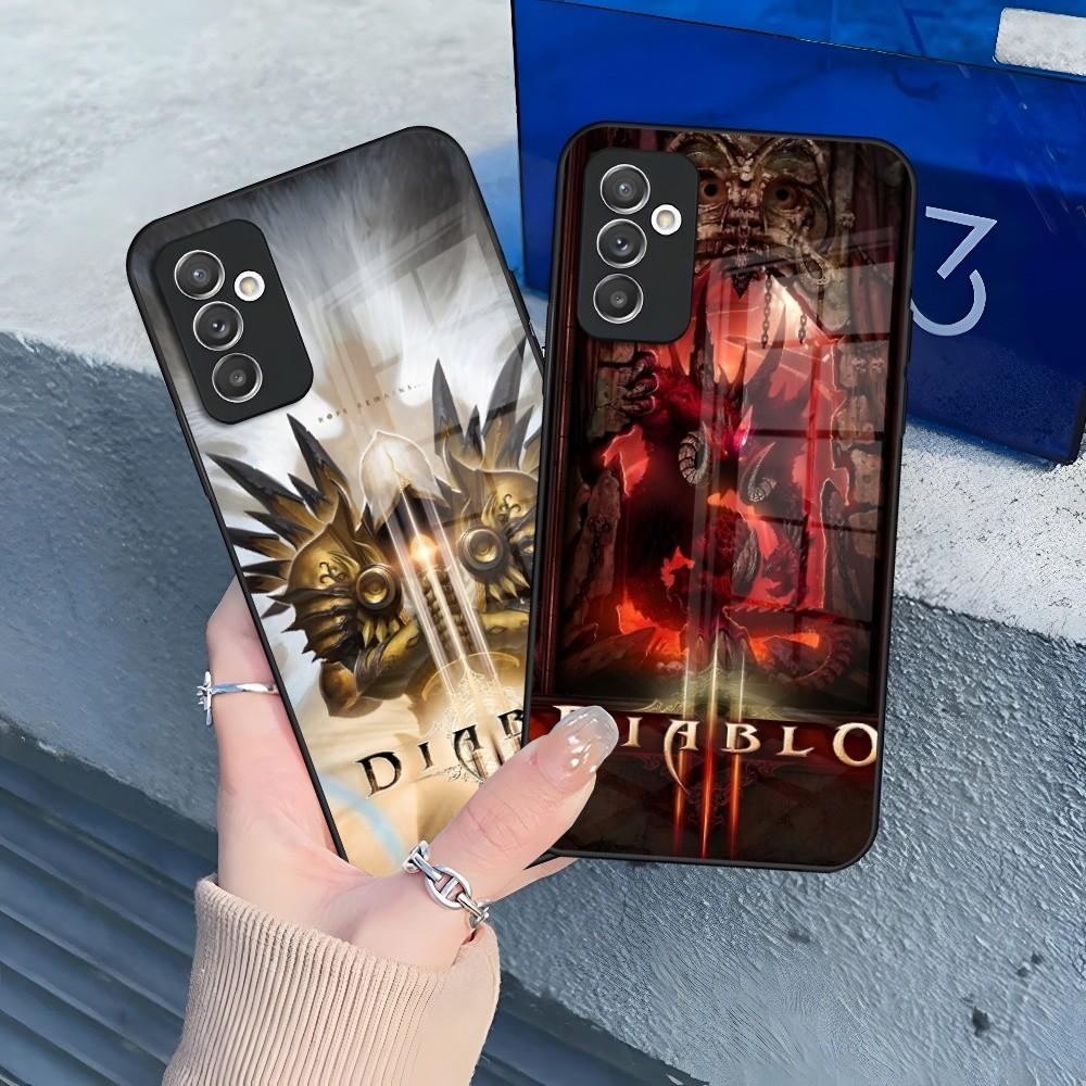 Hot Game Diablo Phone Case for Samsung Galaxy S24 S23 S22 S21 S20 A24 A34 A54 A53 Note20 M54 Fe Ultra Plus Glass