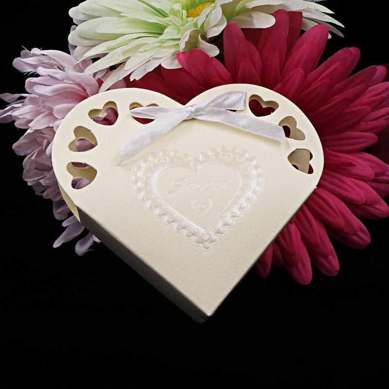 25τμχ Χάρτινο Κουτί Καραμελών Καρδιά Γλυκό Δώρο Κουτί Προμήθειες Πάρτι Διακόσμηση Γάμου Δώρα Γάμου