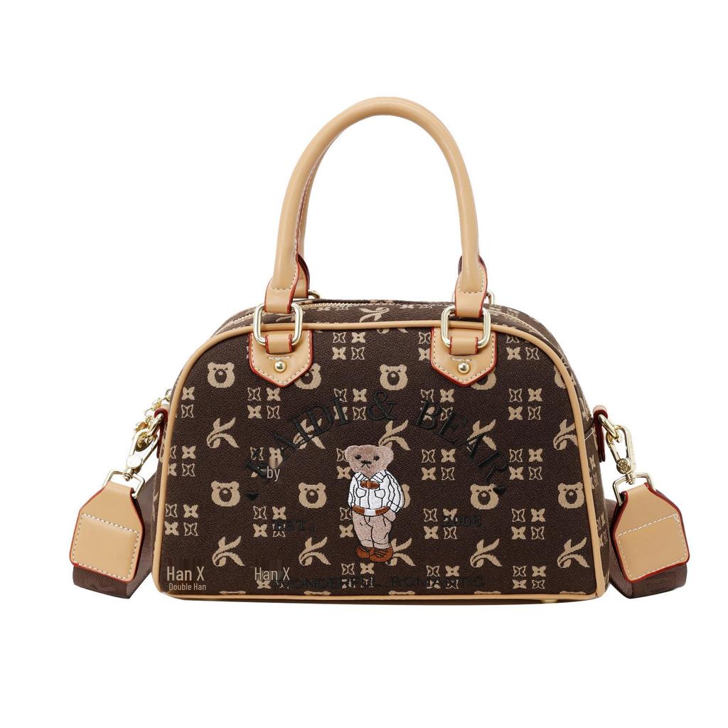 2026 Hello Kitty Color Block Handbag – Stylish Crossbody & Single Shoulder Bag for Women