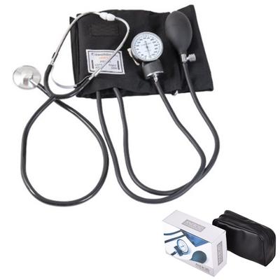 Sphygmomanometer Stethoscope Kit Manual Blood Pressure Cuff Gauge Dual-Head Sprague Stethoscope