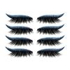 Set di adesivi per trucco occhi ciglia finte Riutilizzabile Eyeliner e adesivi per ciglia Eyeliner glitterato