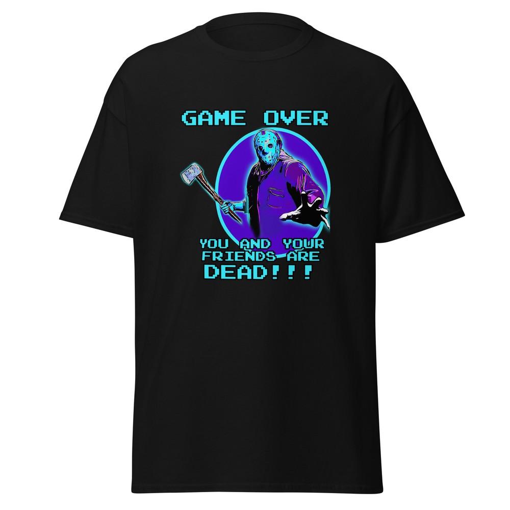 

friday the 13th shirt jason voorhees shirt 80s horror shirt NES game Unisex T-Shirt XL