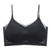 Women V Neck Wireless Comfort Bra With Breathable Fabric