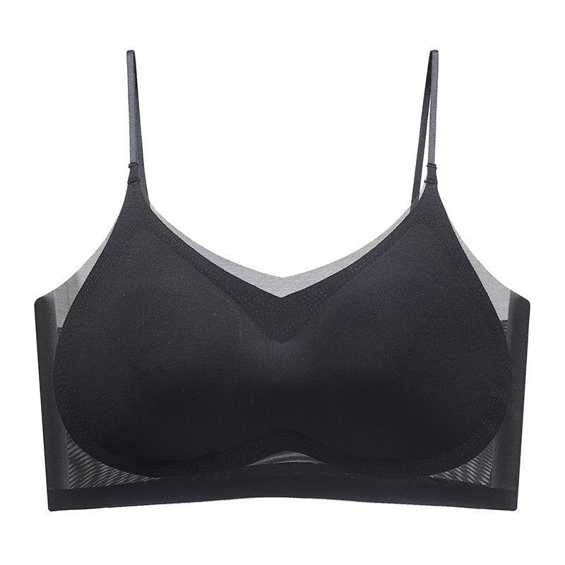 Women V Neck Wireless Comfort Bra With Breathable Fabric