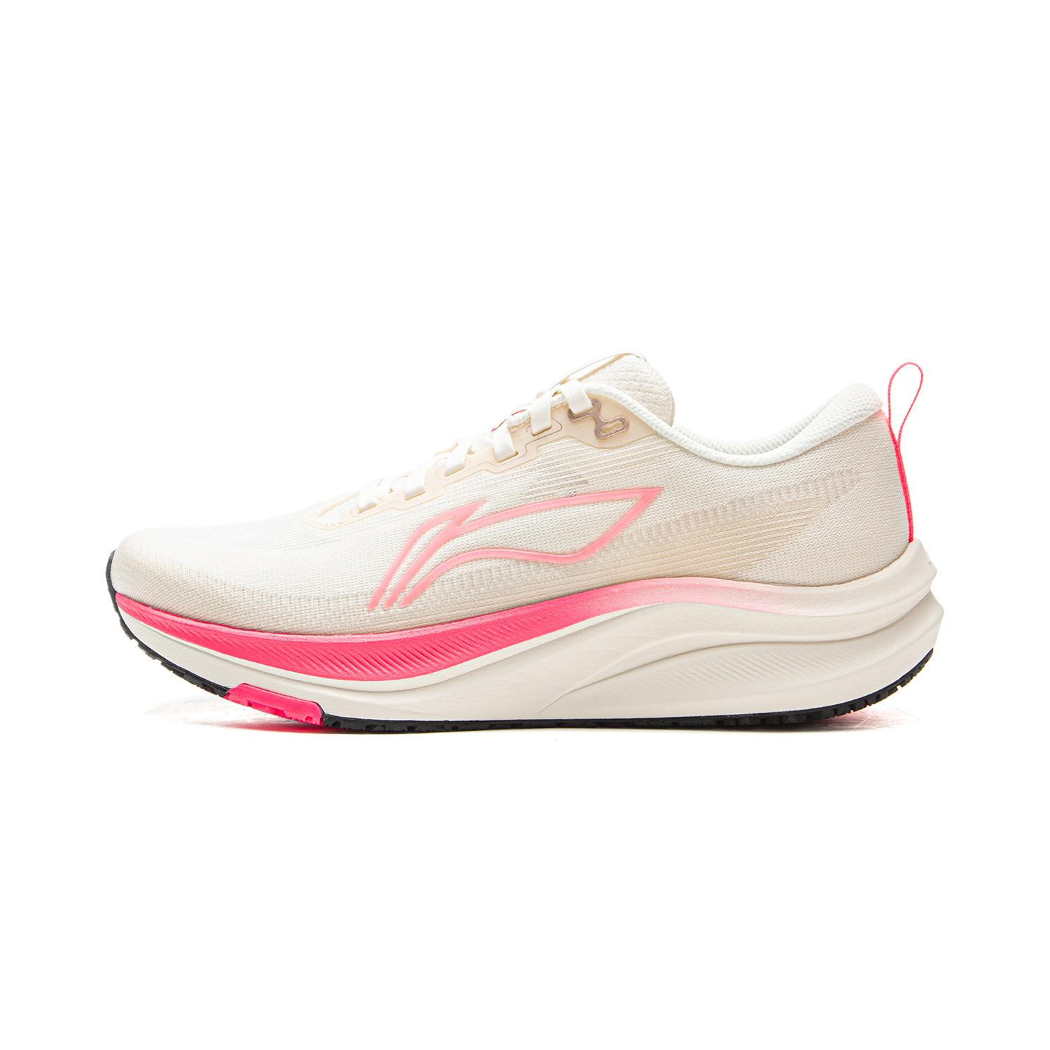 

new LINING Red Hare 8 Running Shoes Women s Low top Beige White Pink 39