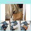 Vintage Canvas Small Shoulder Bag For Women Stylish Versatile Ins Japanese Design