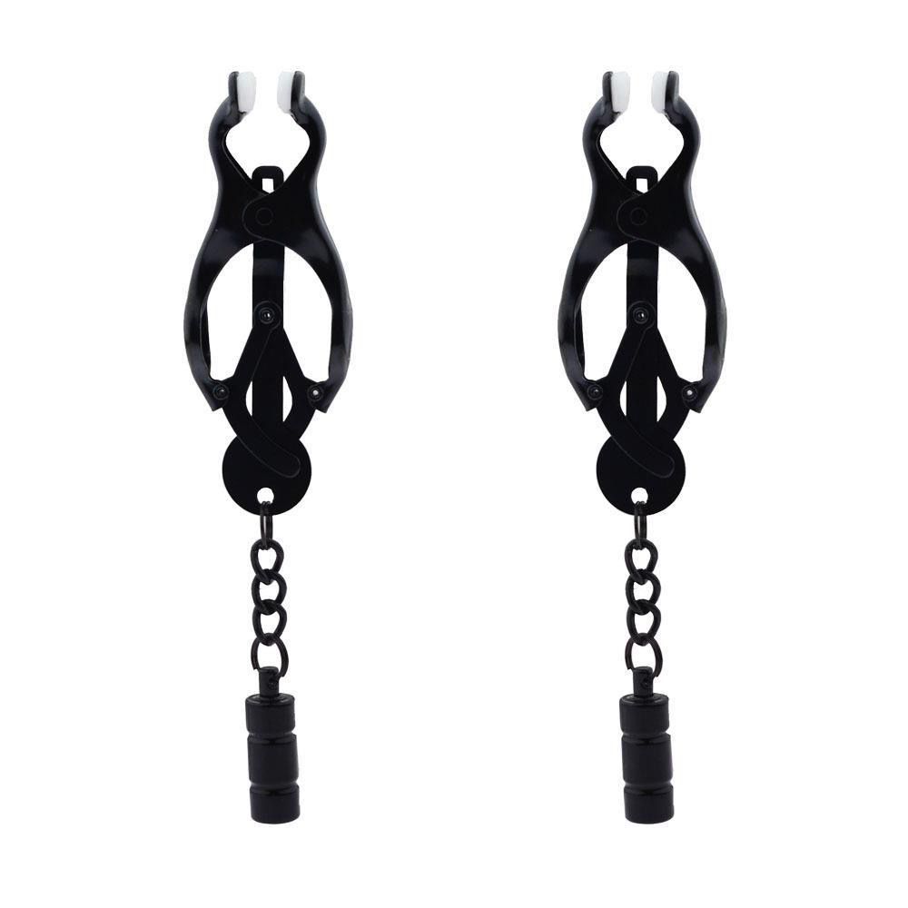 Breast-Fed Sex Toy Nipple Clamps Metal Chain Adjustable Breast Labia Clips Clit Exotic Sex Toys for Couple Flirting BDSM Tools