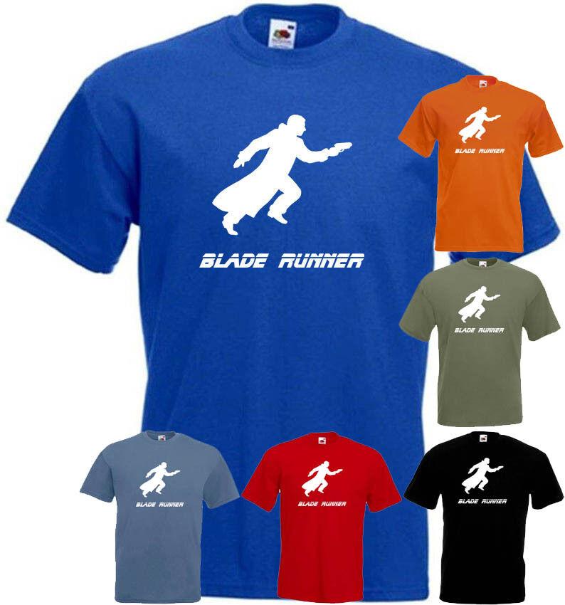 

26 Blade Runner v26 T shirt blue red orange olive movie poster all sizes S-5XL Unisex T-Shirt XXXL