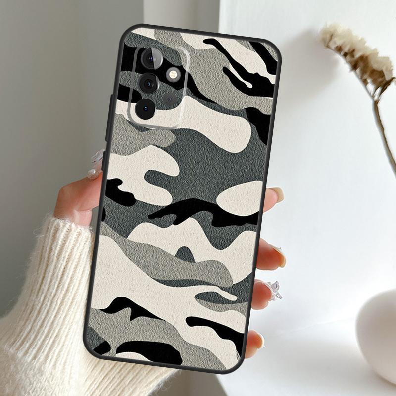 Militär Tarnmuster Hülle Für Samsung Galaxy A16 A26 A36 A56 A55 A35 A15 A54 A34 A14 A52 A32 A12 A13 A33 A53 A17