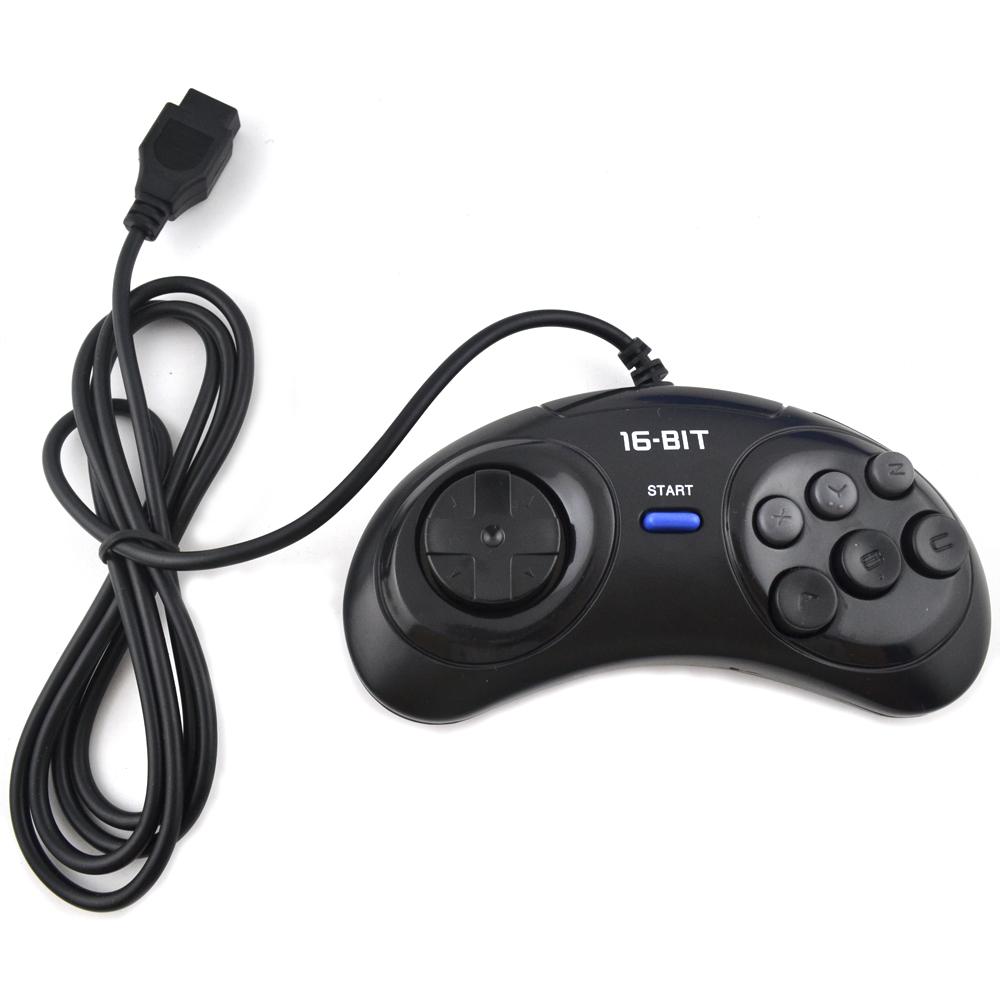 2pcs/1pc Game controller for SEGA Genesis for 16 bit handle controller 6 Button Gamepad for SEGA MD Game Accessories 1