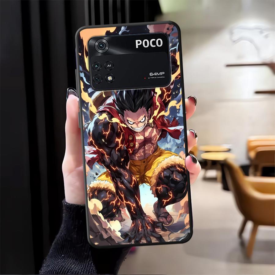 

Ones Pieces Luffy Case for Xiaomi Poco C51 F3 F4 F5 M5 C50 C65 M3 M4 Pro X3 X4 X5 Funda Phone Cover Poco M5s