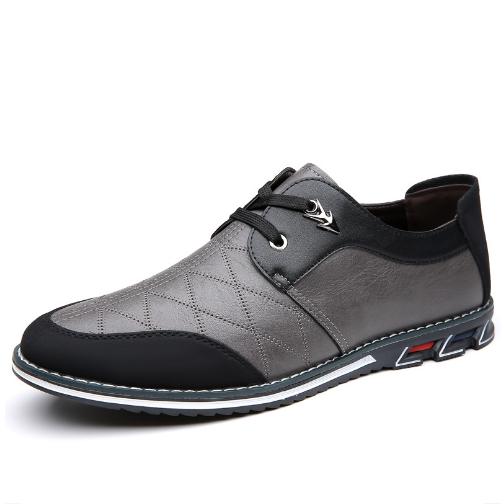 Męskie Skórzane Casualowe Buty Do Jazdy Sznurowane Modne Klasyczne Męskie Oddychające Trampki Zapatos De Hombre H211