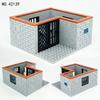 129 pièces scène de cellule de prison toilettes Maison Mur Briques de Construction Cubes Pièces Compatibles avec Construction Idea Accessoires Pièces
