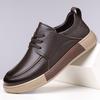 New Autumn and Winter Business Casual Leather Shoes Soft Surface Soft Sole Derby Shoes