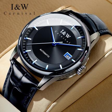 CARNIVAL Brand Mechanical Watch Luxury Sapphire Calendar MIYOTA Movement Automatic Wrist Watches Waterproof for Men Montre Homme