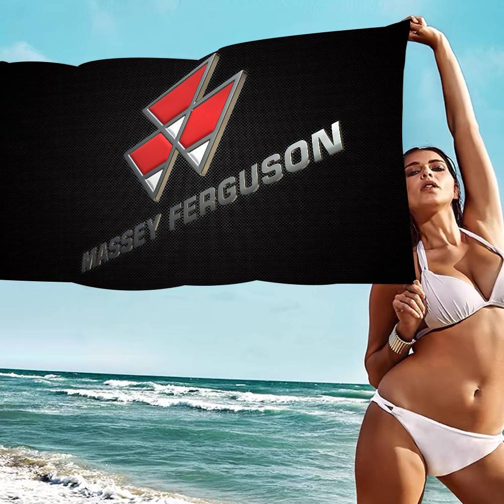 M-Massey F-Ferguson Microfiber Beach Towel Absorbent Quick Dry Soft Yoga Swimming Resort Mountain Climbing Towel