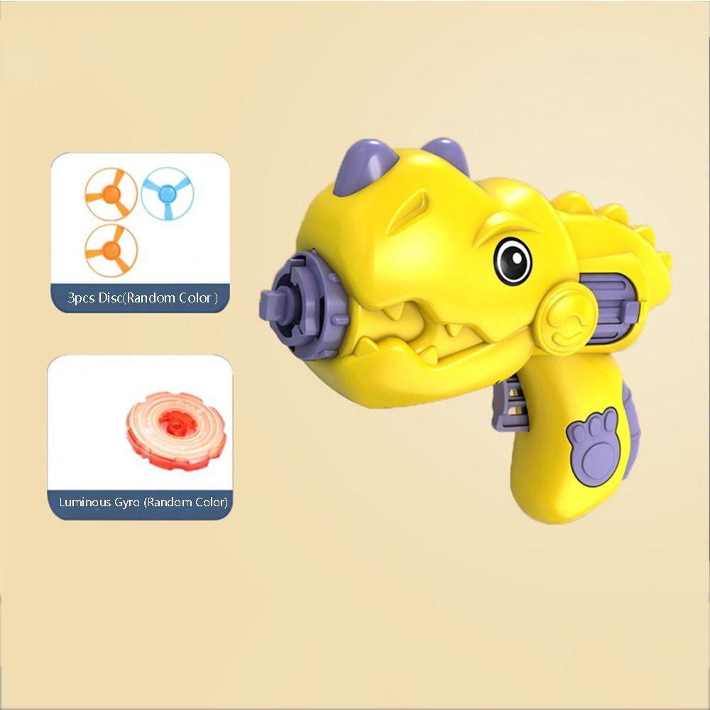 Flying Toys Flashing Spinng Top UFO Disks Gyro Dinosaur Launcher Birthday Gift