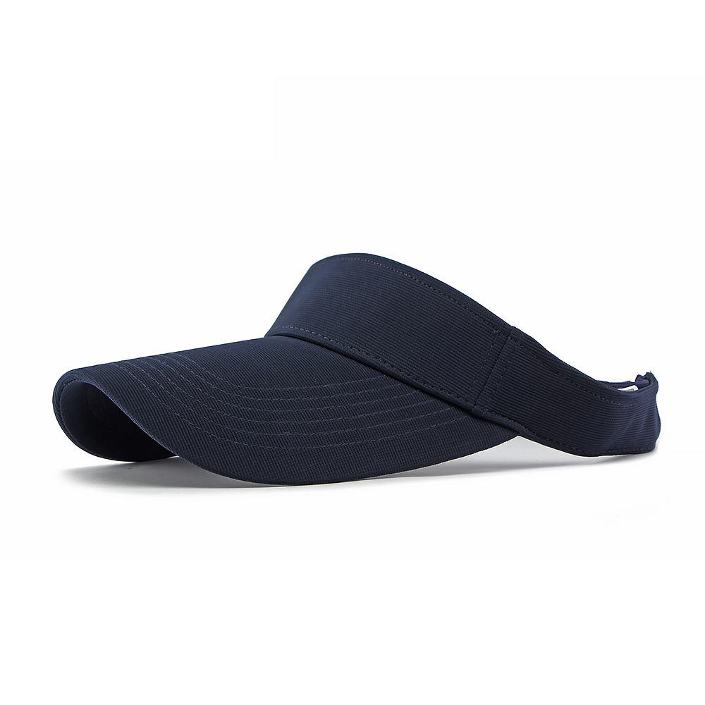 Long Brim Cap Unisex Summer Sun Protection Sports Sun Hat Running Hat темно-синий