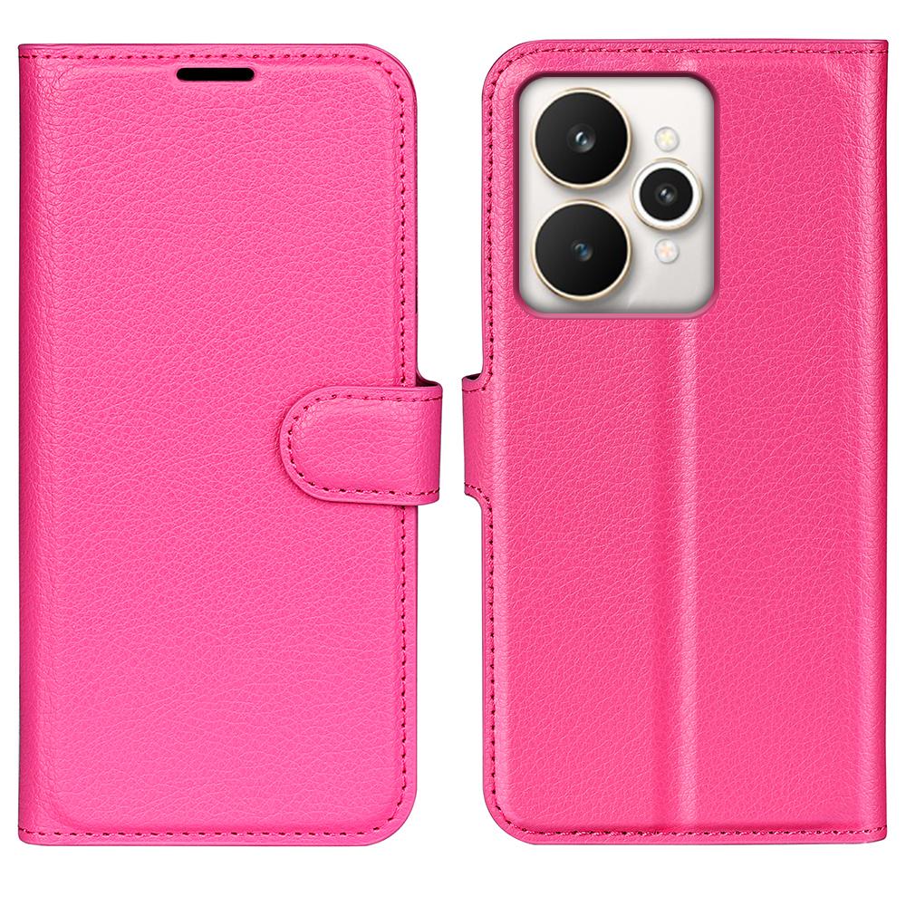 For Realme 15 5G Case Litchi Texture Shockproof Leather Wallet Phone Cover