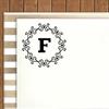 Printtoo Alphabet F Monogram Octagon Celtic Swirl Frame Self Inking Rubber Stamp Office