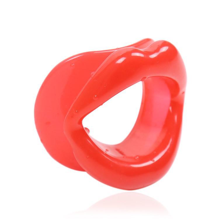 Silicone Mouth Gag: Female Mouth-Shaped Adult Training Toy