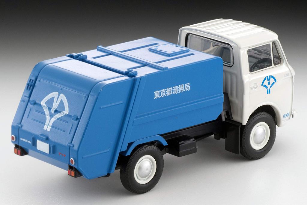 Tomica Limited Vintage Scale Mazda E2000 Cleaning Truck Finished 1/64 LV-186a (White/Blue) -