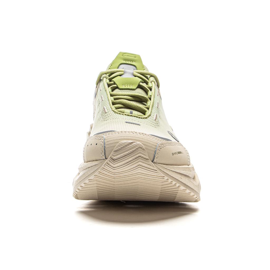 New LiNing Jueying CRC Slip Resistant Rebound Low Top Casual Shoes Men's Beige Green AZGV049-2