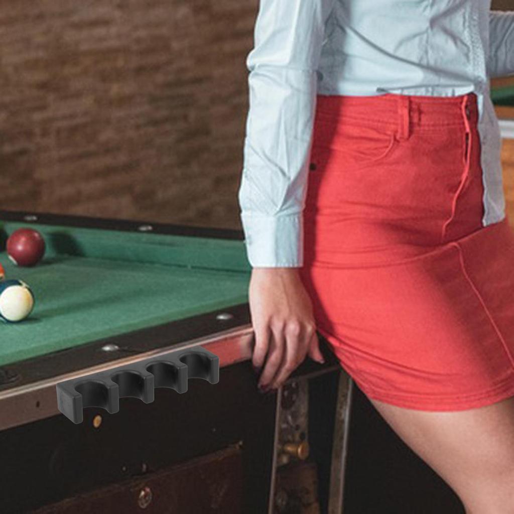 Pool Cue Holder for Table Practical Durable Weighted Cue Rest Snooker Cue Rack for Community Center Billiards Club Game Room