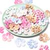 5pcs/lot Gradient Color Flower Beads Acrylic Beads Loose Spacer Beads For Jewelry Making DIY Bracelet Necklace Accessories