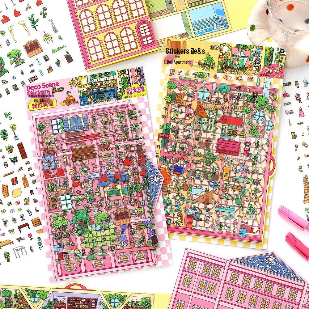 Ink Words Landscaping 3D Stickers: Infeel.Me 20th Edition DIY Fun