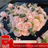 2025 New Wedding Car Decoration Set: Artificial Flower Arrangement for Car Head & Motorcade