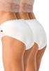 Figi damskie midi bikini wiskoza z koronką 2-pak Key LPC 156
