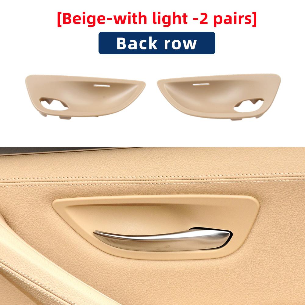 2PCS/4PCS Car Door Handle Bowl Trim With Ambient Light Interior Pull Handle Cover For BMW 5 Series F10 F11 2010-2015 520i 523i