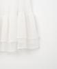 MILLO WOMEN Sheer Frill Dress [White]