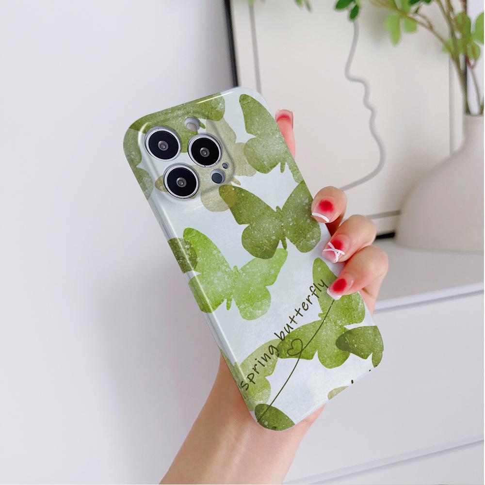 All-inclusive Film Handyhülle Cartoon Mode Design Hartschale Vollständige Abdeckung Kameraschutzhülle für iPhone Huawei Honor Vivo Google