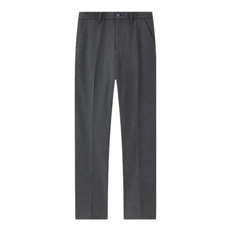 JOEONE Men's Fade-Resistant Easy-Care Business Straight-Leg Dress Pants